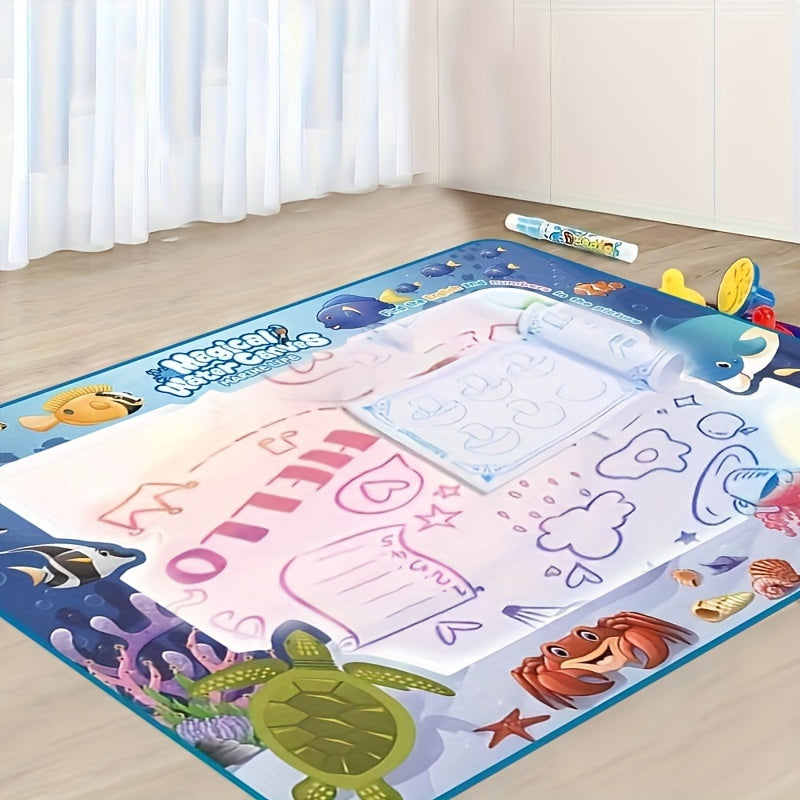 Tapis De Graffiti Coloré Réutilisable Pour les Petits