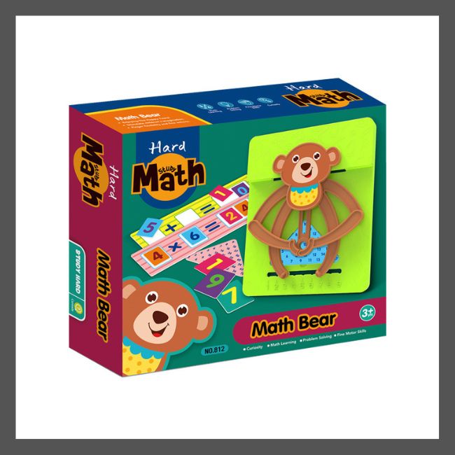 Jeu Éducatif Mathématique en Bois - Tableau d'Arithmétique Montessori