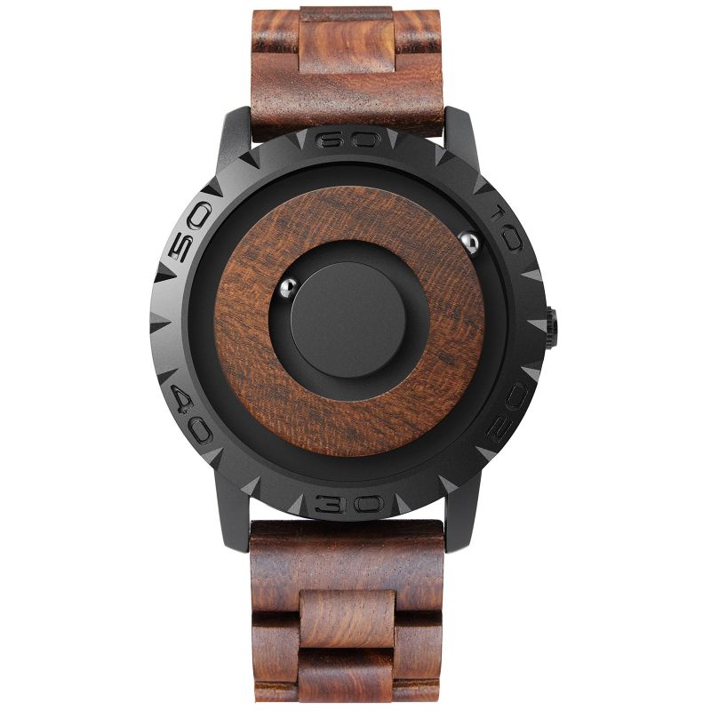Montre à quartz magnétique pour homme