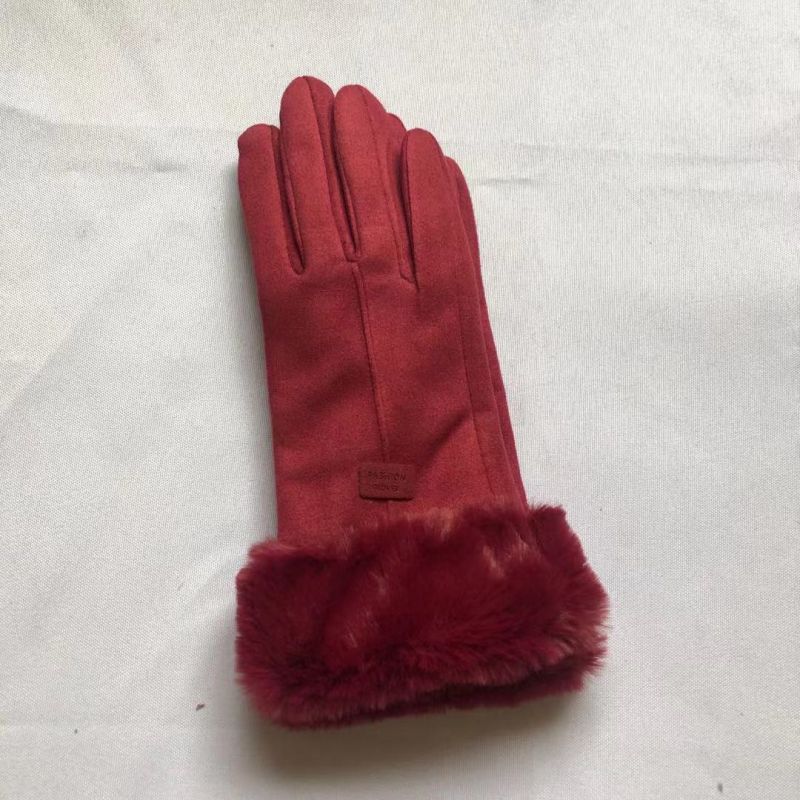 Gants chauds en fourrure pour femmes - Qualité Prémium