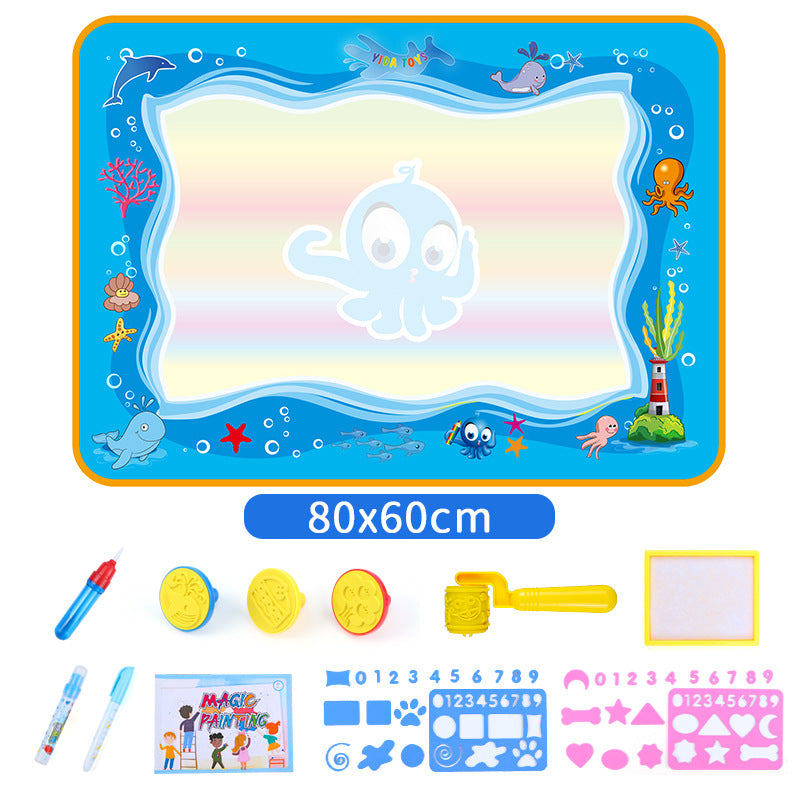 Tapis De Graffiti Coloré Réutilisable Pour les Petits
