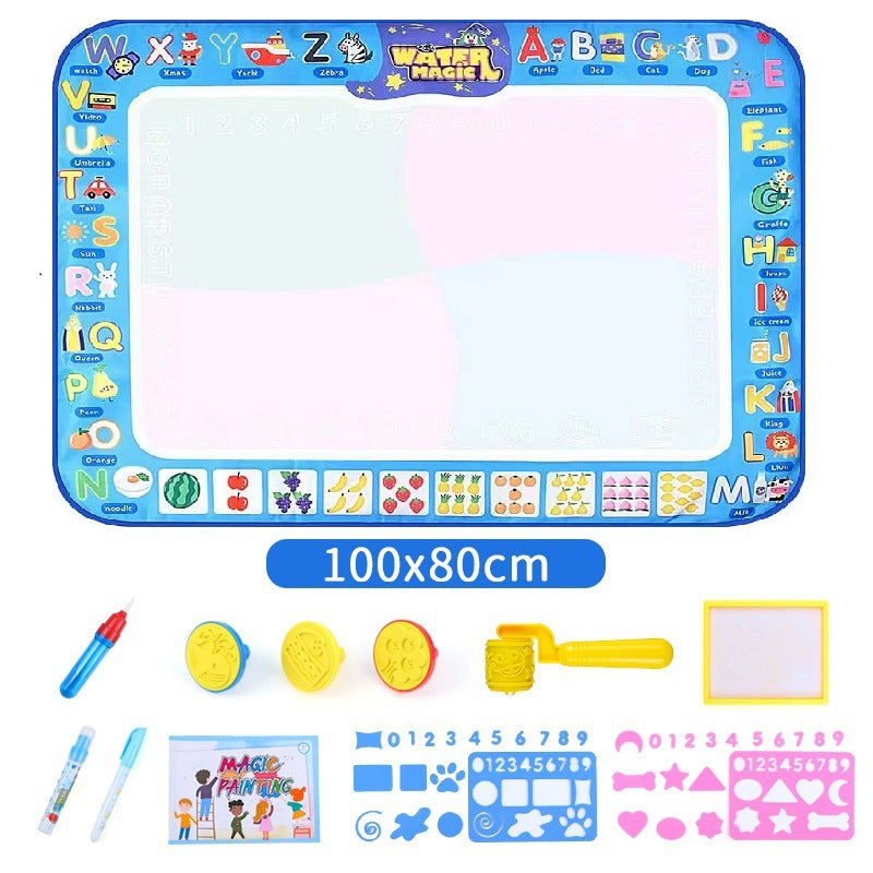Tapis De Graffiti Coloré Réutilisable Pour les Petits
