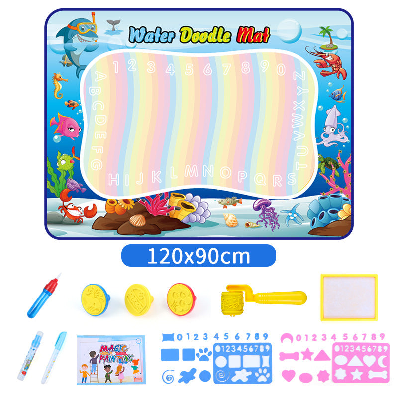 Tapis De Graffiti Coloré Réutilisable Pour les Petits