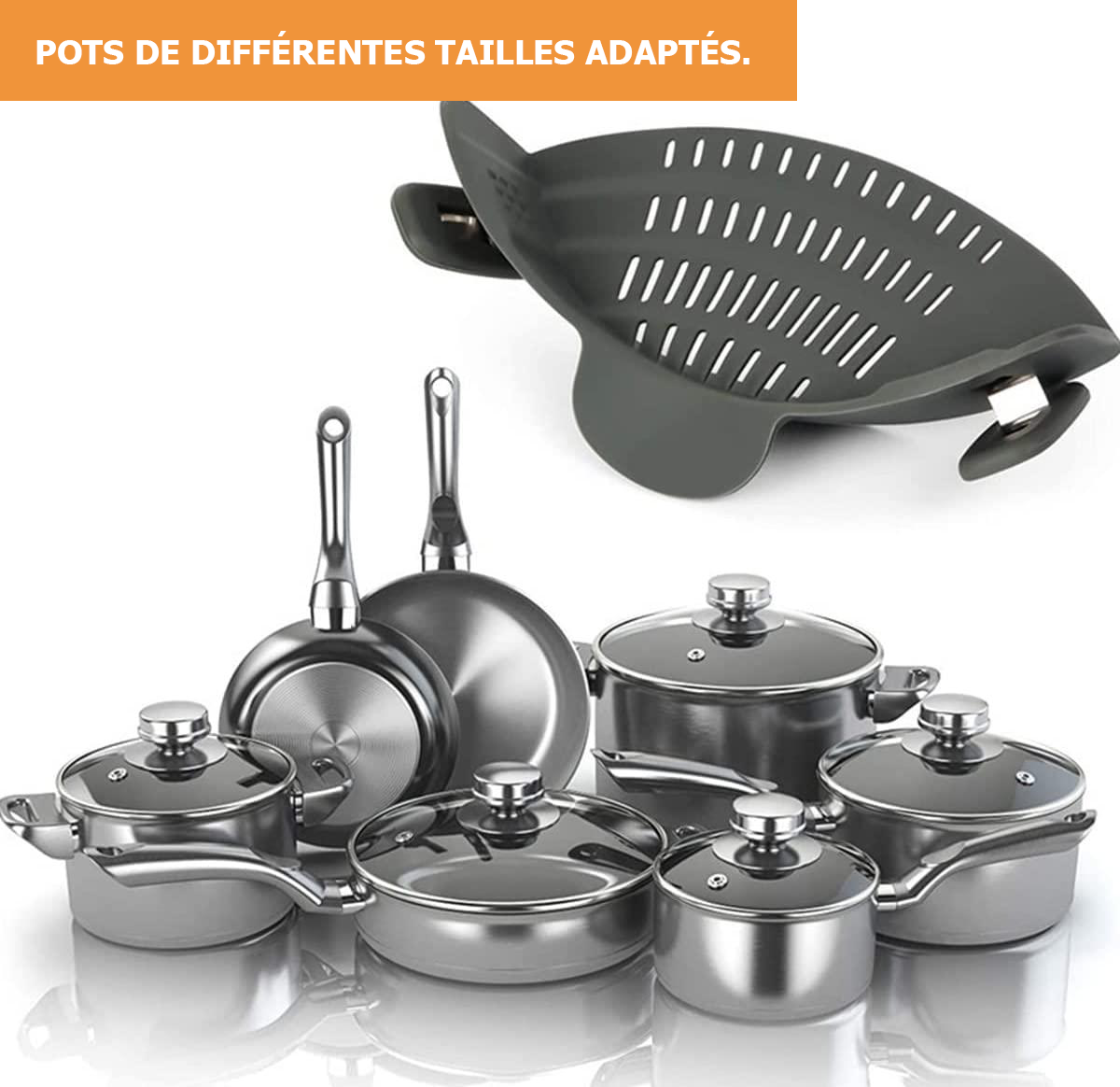 Passoire de cuisine en silicone