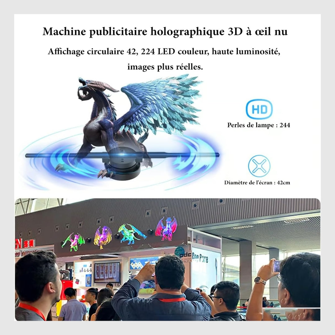 Projecteur LED holographique 3D