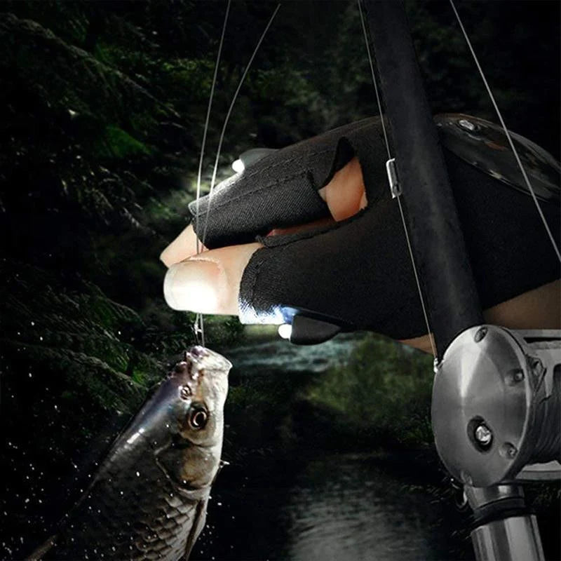Gants LED avec lampes étanches