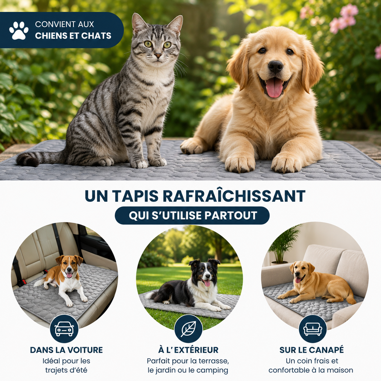 MyLivano : Tapis rafraîchissant pour l’été