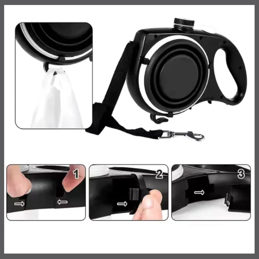 LeashPro™ – La Laisse Hydratante Multifonction pour Chien