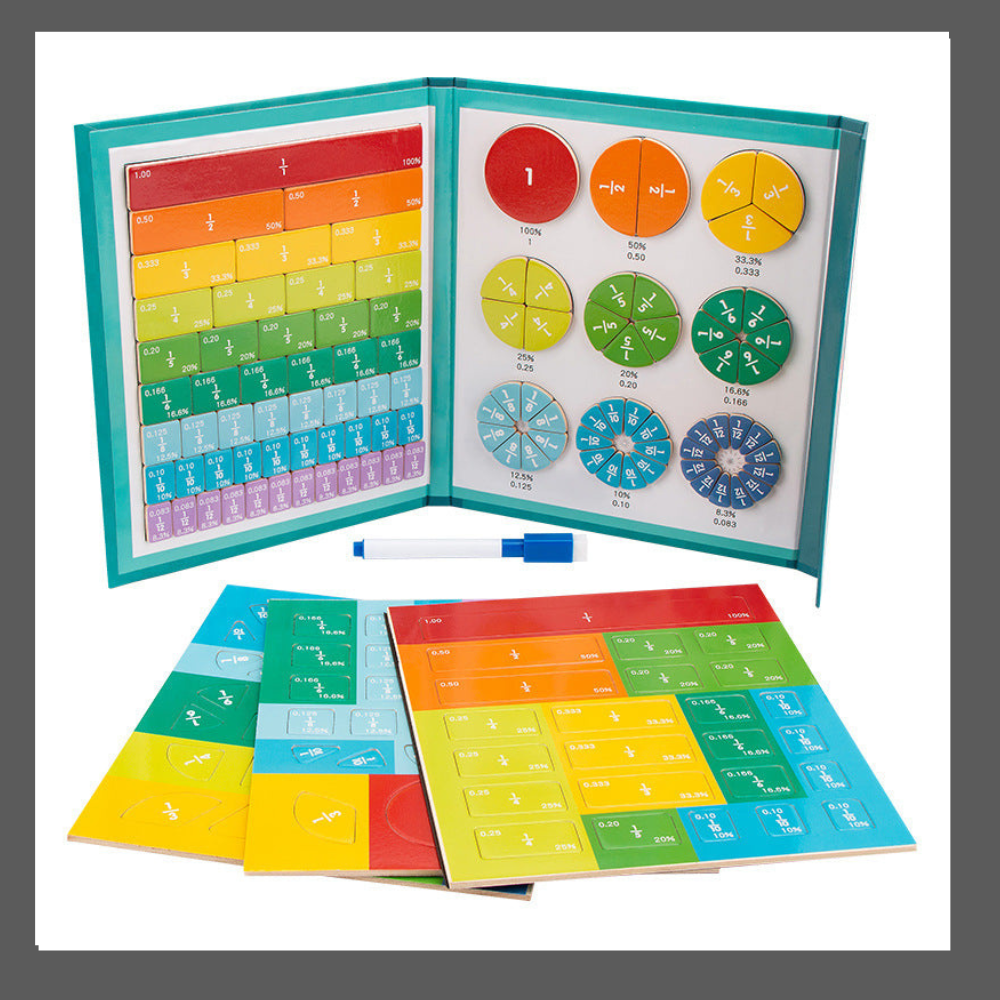 JEU D'APPRENTISSAGE DE FRACTION