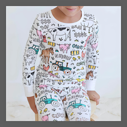 ColorPaint™ Pyjamas d'hiver peints à la main