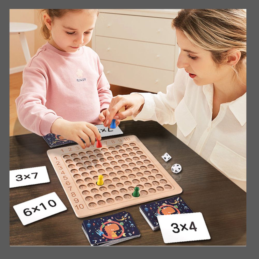 JEUX DE TABLE  ( MULTIPLICATION / ADDITION) BERDA