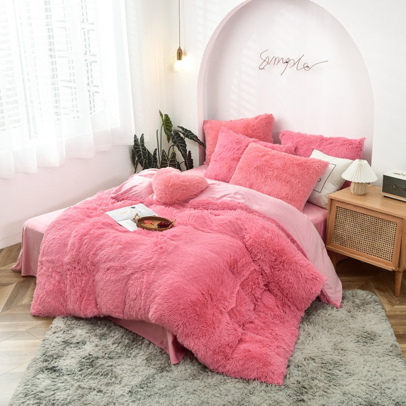 Ensemble de housse couette de luxe pour l'hiver