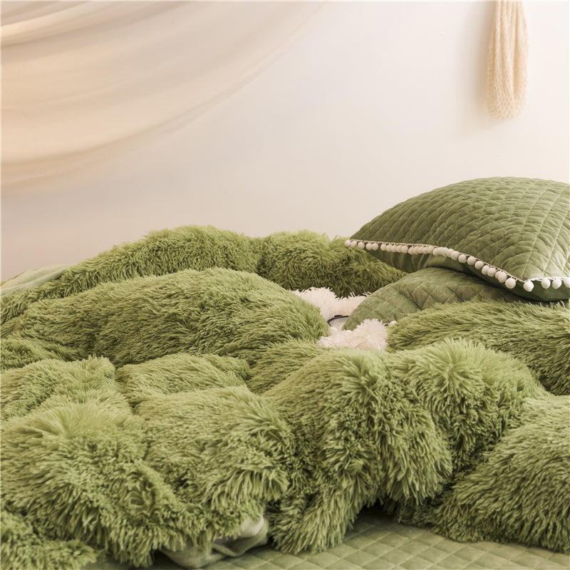 Ensemble de housse couette de luxe pour l'hiver