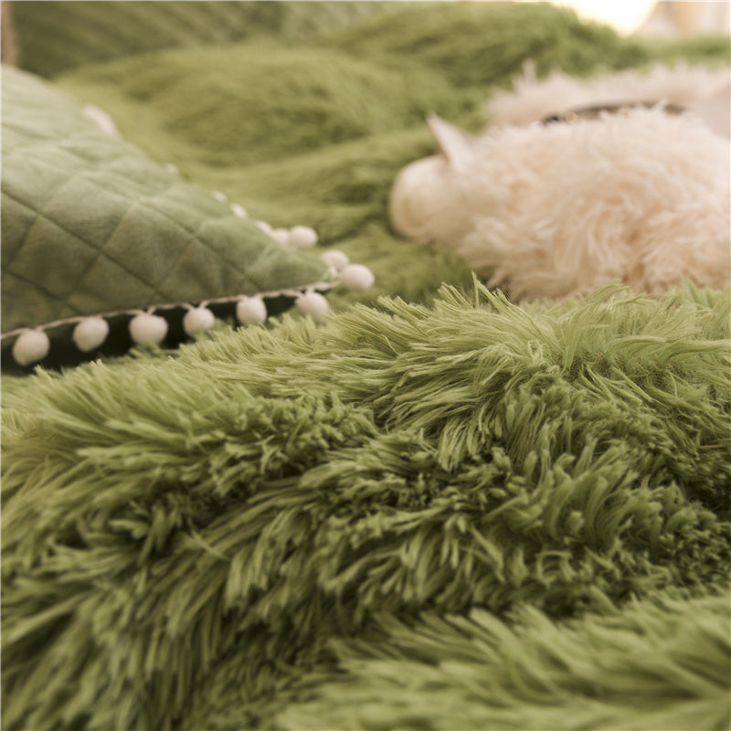 Ensemble de housse couette de luxe pour l'hiver
