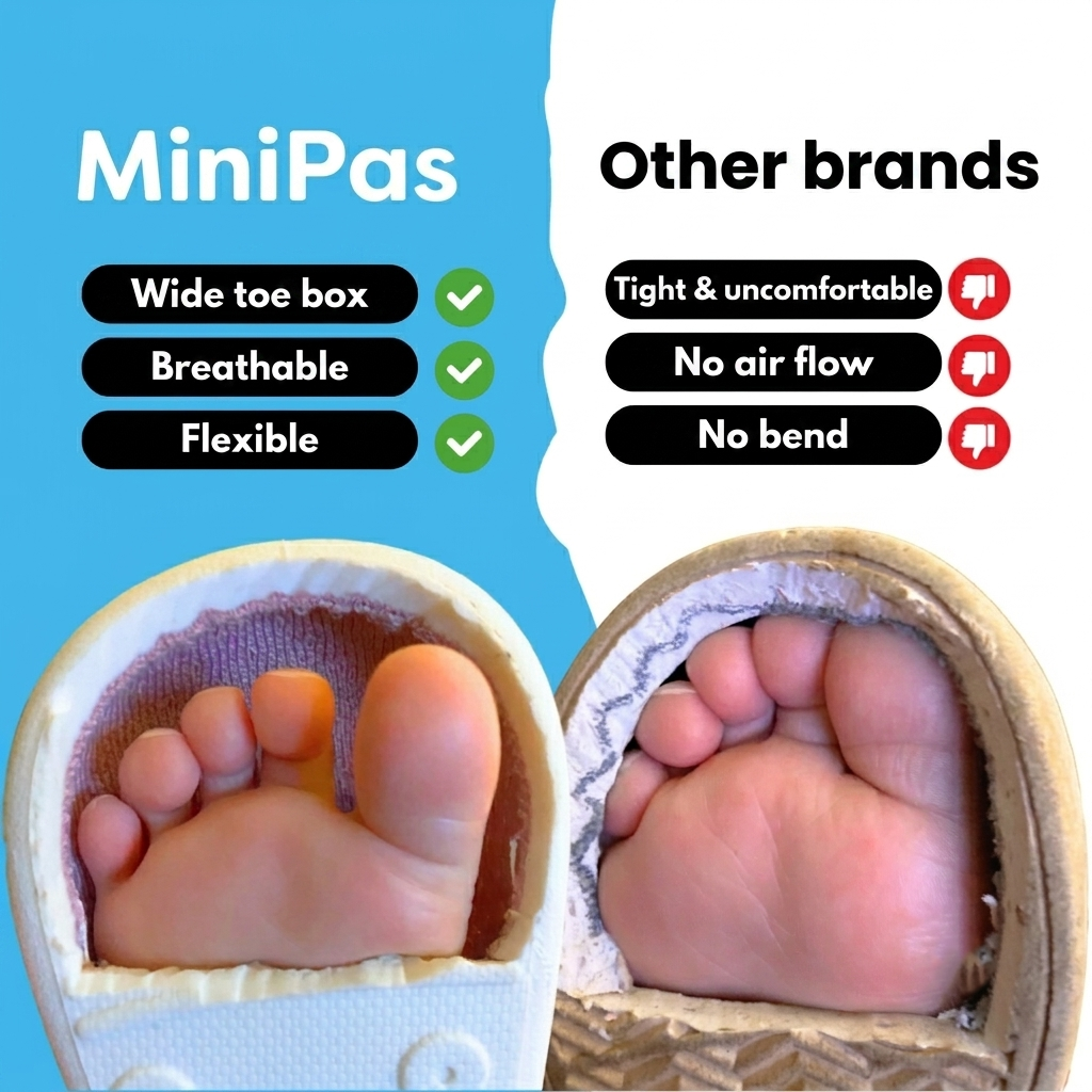 MiniPas™ Chaussures Premiers Pas Souples & Antidérapantes
