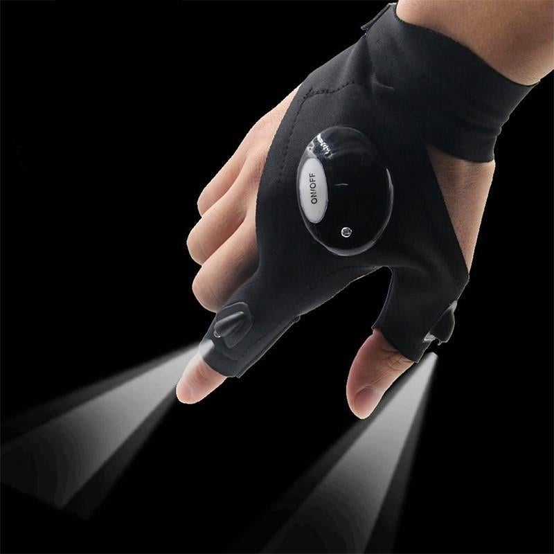 Gants LED avec lampes étanches
