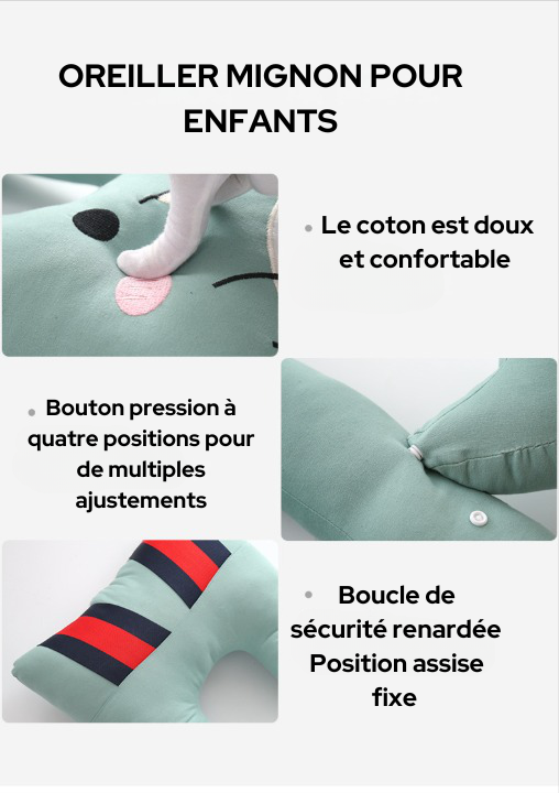 Coussin mignon pour siège de voiture