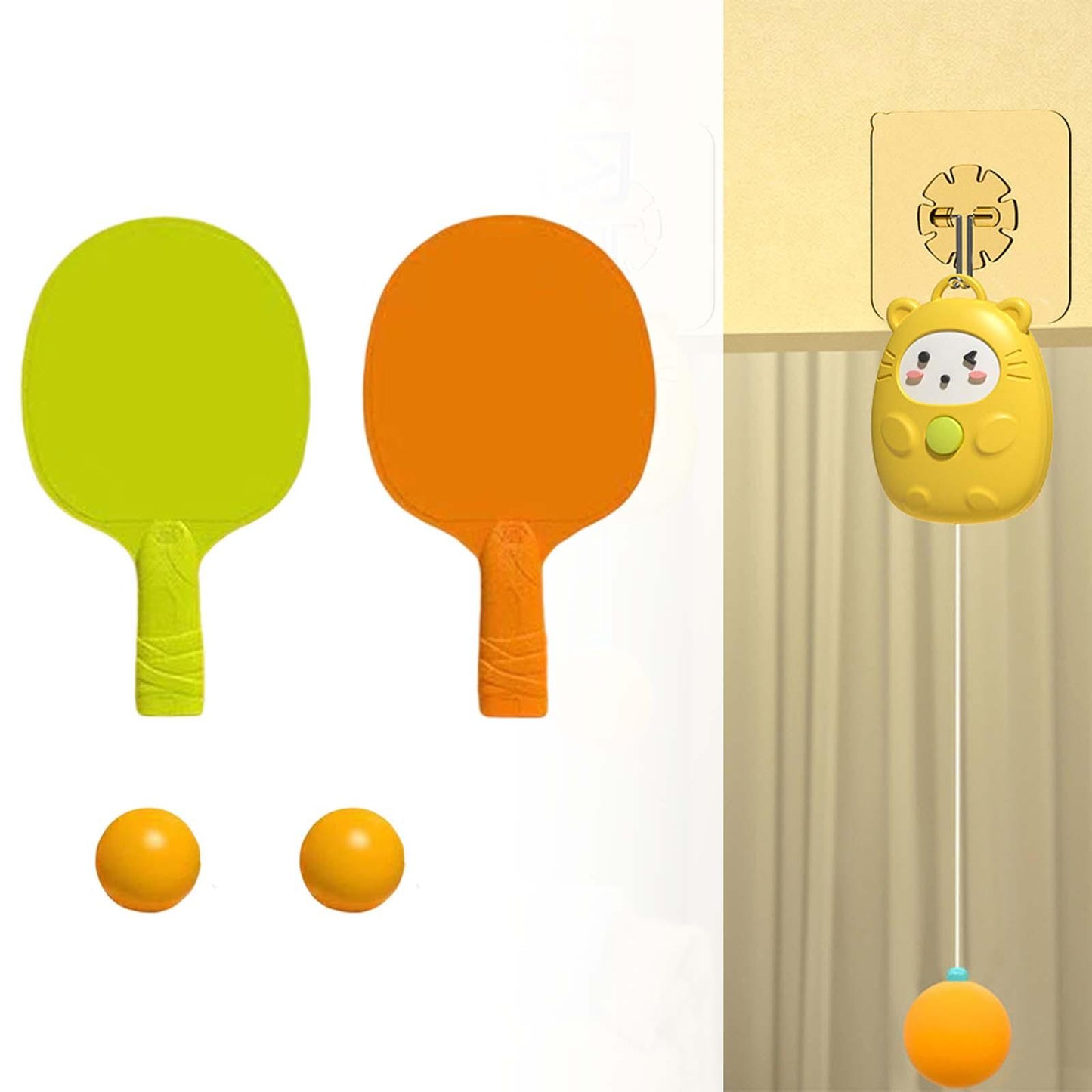 Kit d'auto-entraînement de tennis de table pour enfants