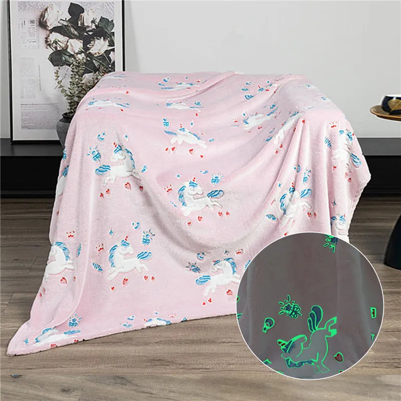 Couverture lumineuse et douillette pour les enfants