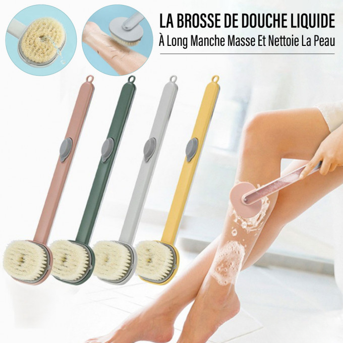 Brosse de bain avec distributeur de savon