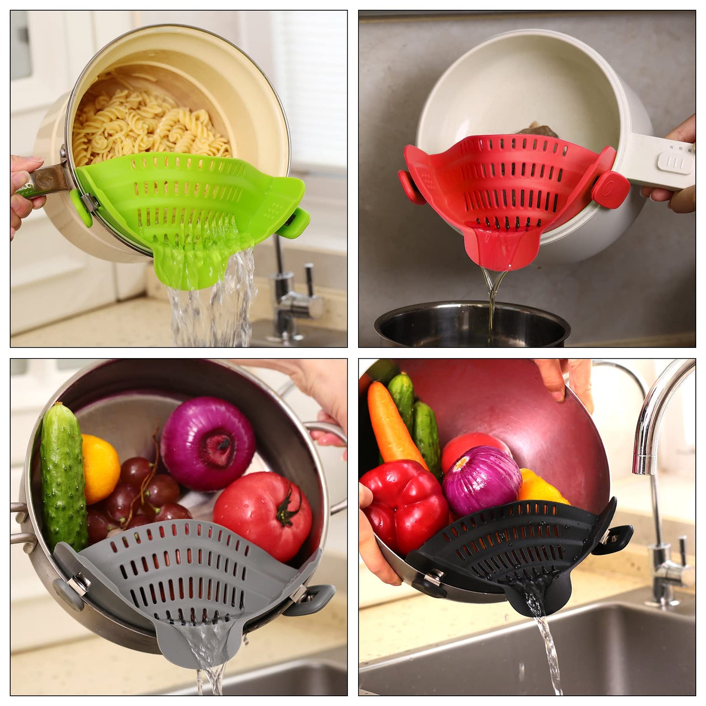 Passoire de cuisine en silicone