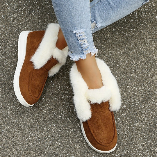 BOTTINES EN CUIR SUÉDÉ POUR FEMME