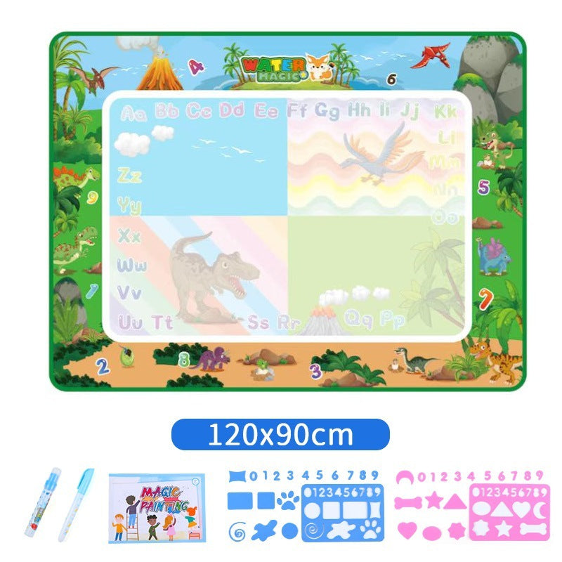 Tapis De Graffiti Coloré Réutilisable Pour les Petits