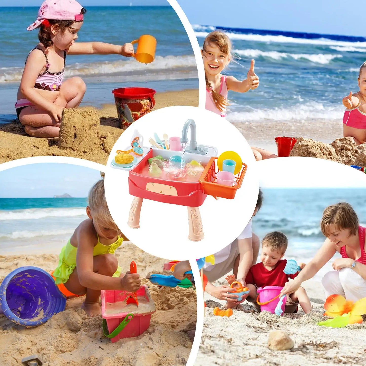 AquaFun™ – Évier Magique Interactif pour Enfants avec Eau et Accessoires