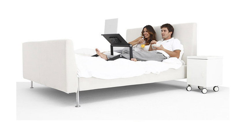 Table d'ordinateur Portable pliable en alliage d'aluminium