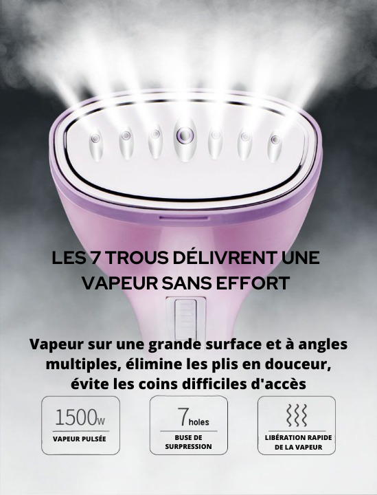 Défroisseur à vapeur portable pour repassage