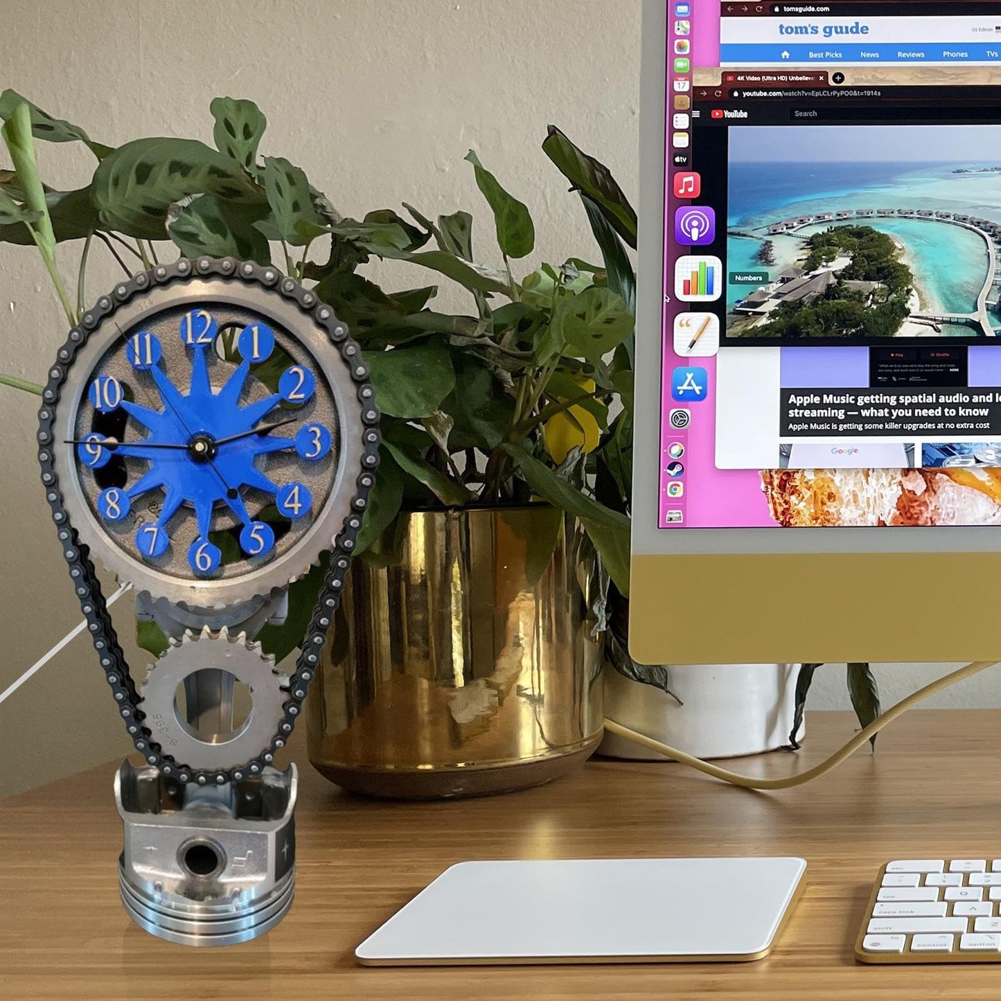 Horloge À Engrenages Rotatifs