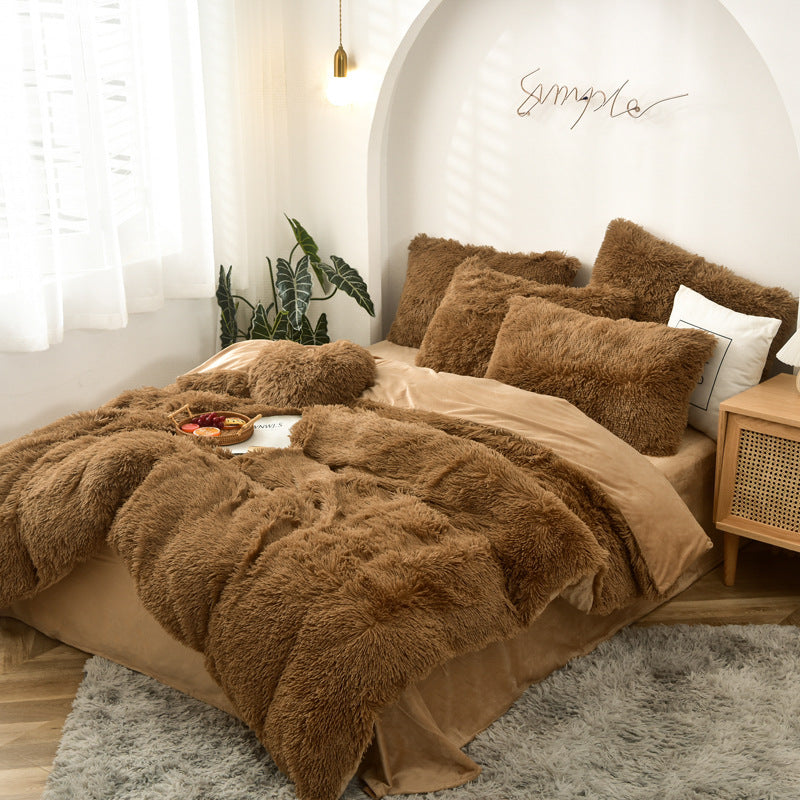 Ensemble de housse couette de luxe pour l'hiver