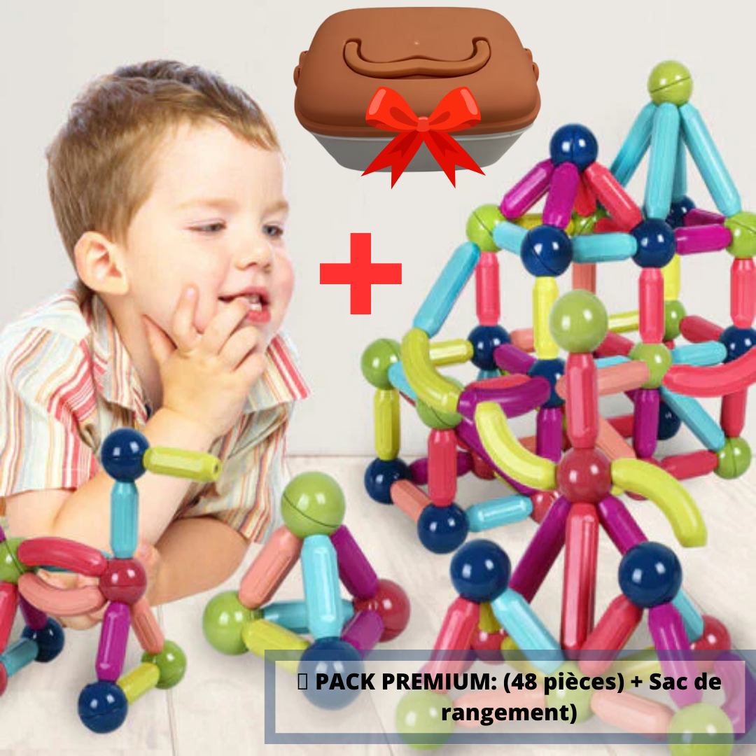 MAGNETIX™ - JEU DE CONSTRUCTION MAGNÉTIQUE