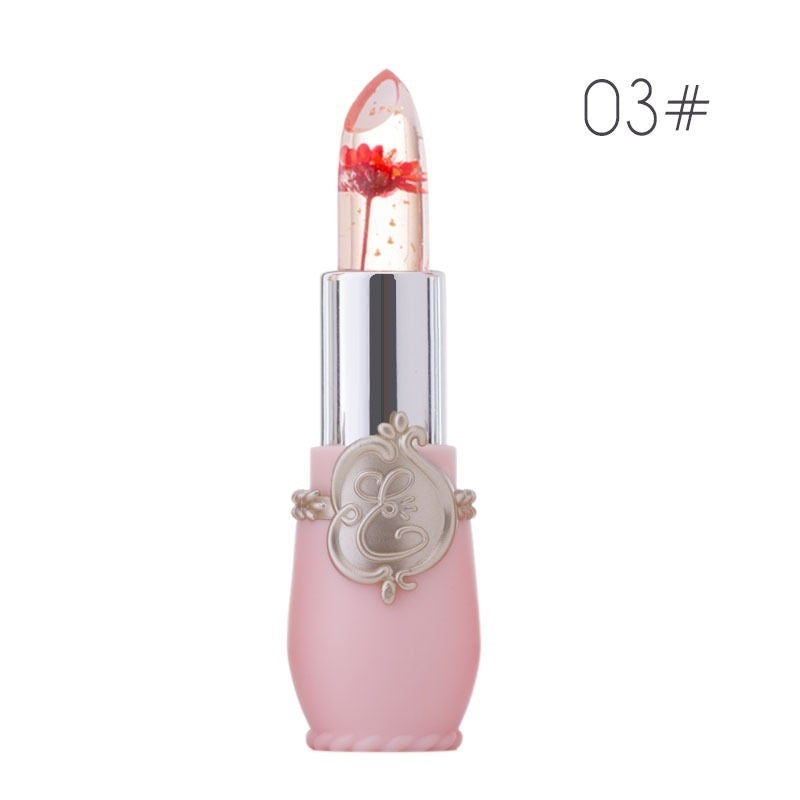 Rouge à lèvres hydratant en cristal avec fleur de MSI