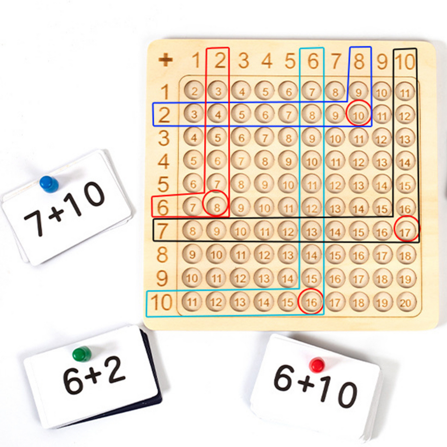 JEUX DE TABLE  ( MULTIPLICATION / ADDITION) BERDA