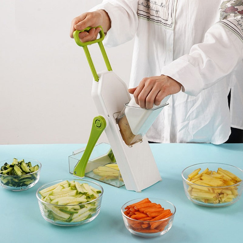 Trancheuse de légumes sécuritaire réglable
