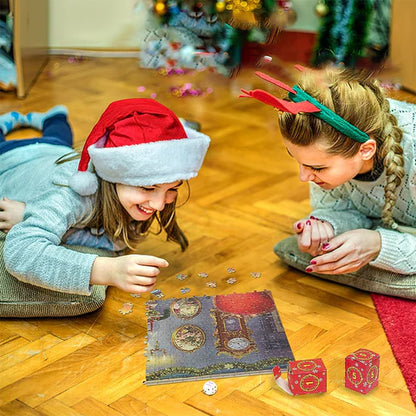 Boîte aveugle puzzle de Noël surprise 24 jours