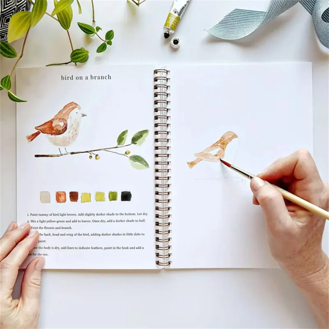 Carnet Aquarelle Créatif – Peignez facilement, même débutant