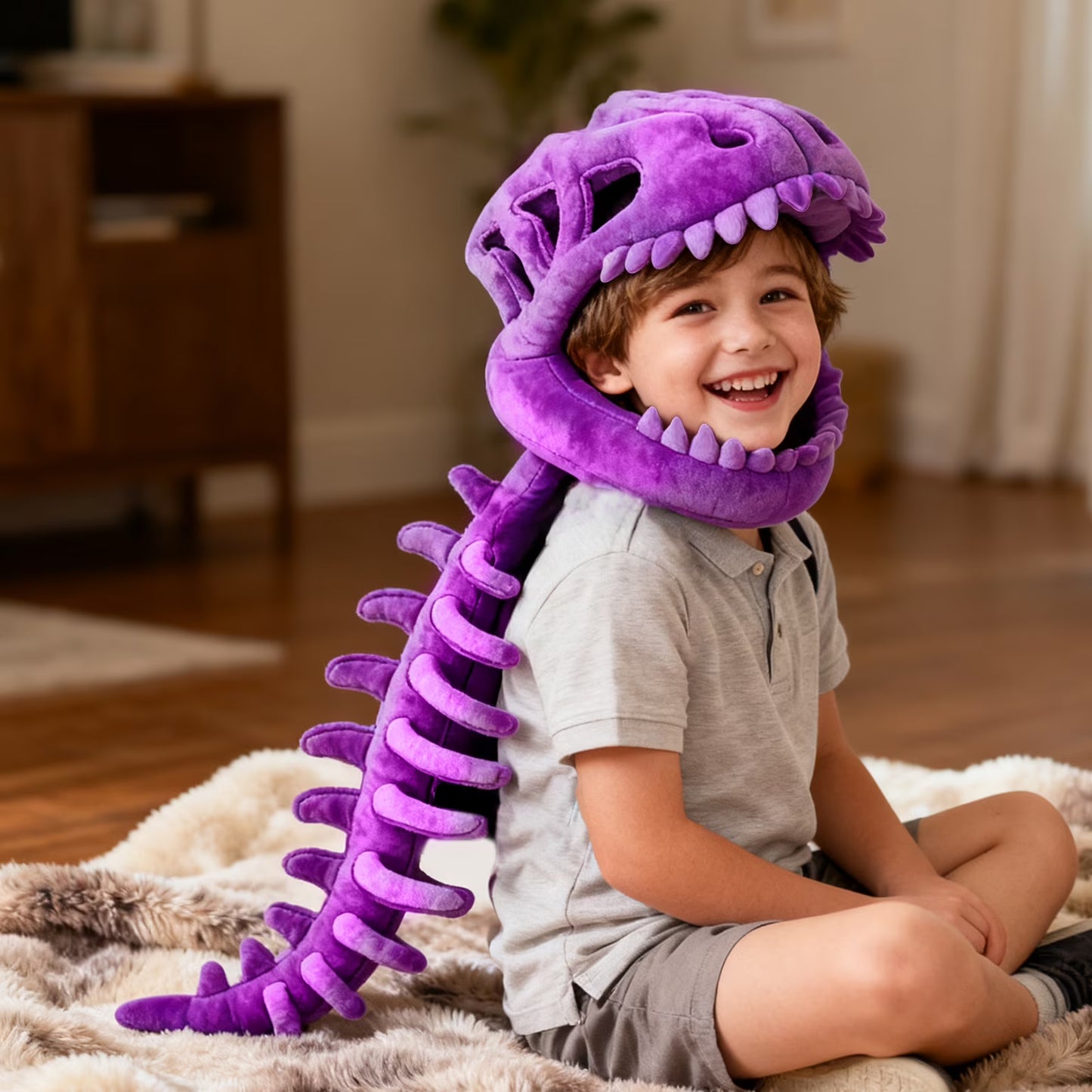 DinoCâlin™ – Costume Dinosaure Ultra-Doux pour Enfants & Adultes