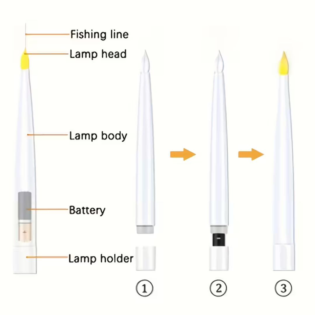FlotteLuxe  – Bougies Flottantes pour Décorations de Saison