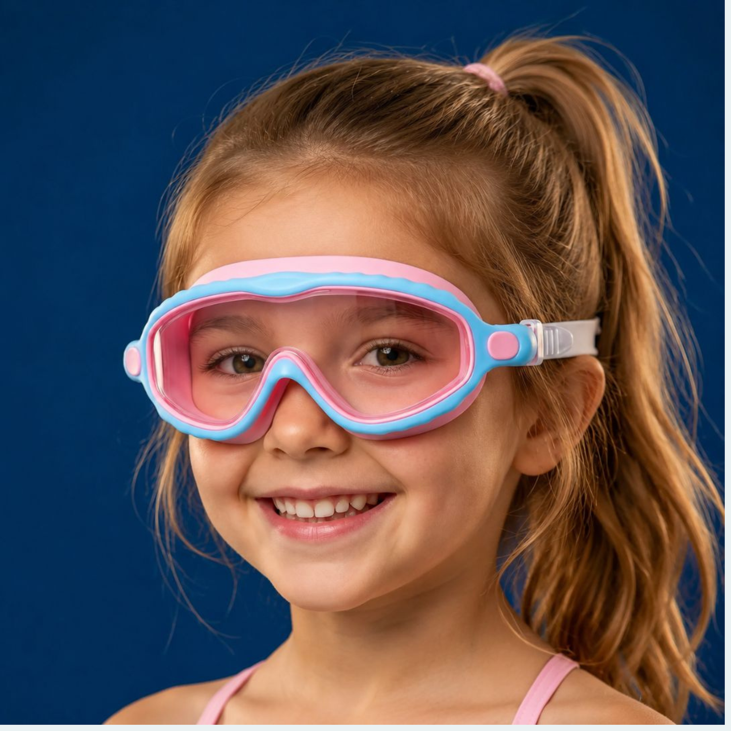 Poulpie Aqua Kids — Lunettes de natation enfant anti-larmes | Anti-buée.