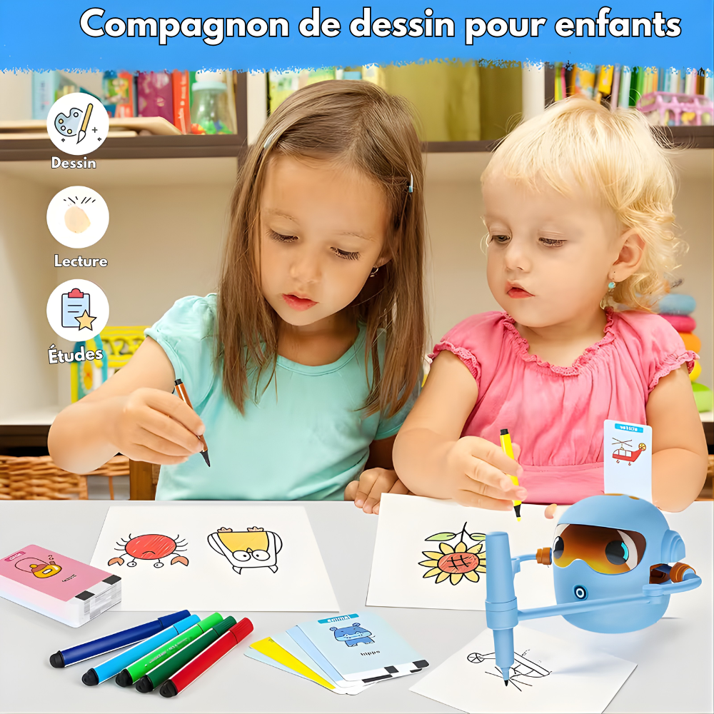 Artino™ – Le Robot Magique qui Apprend à Dessiner