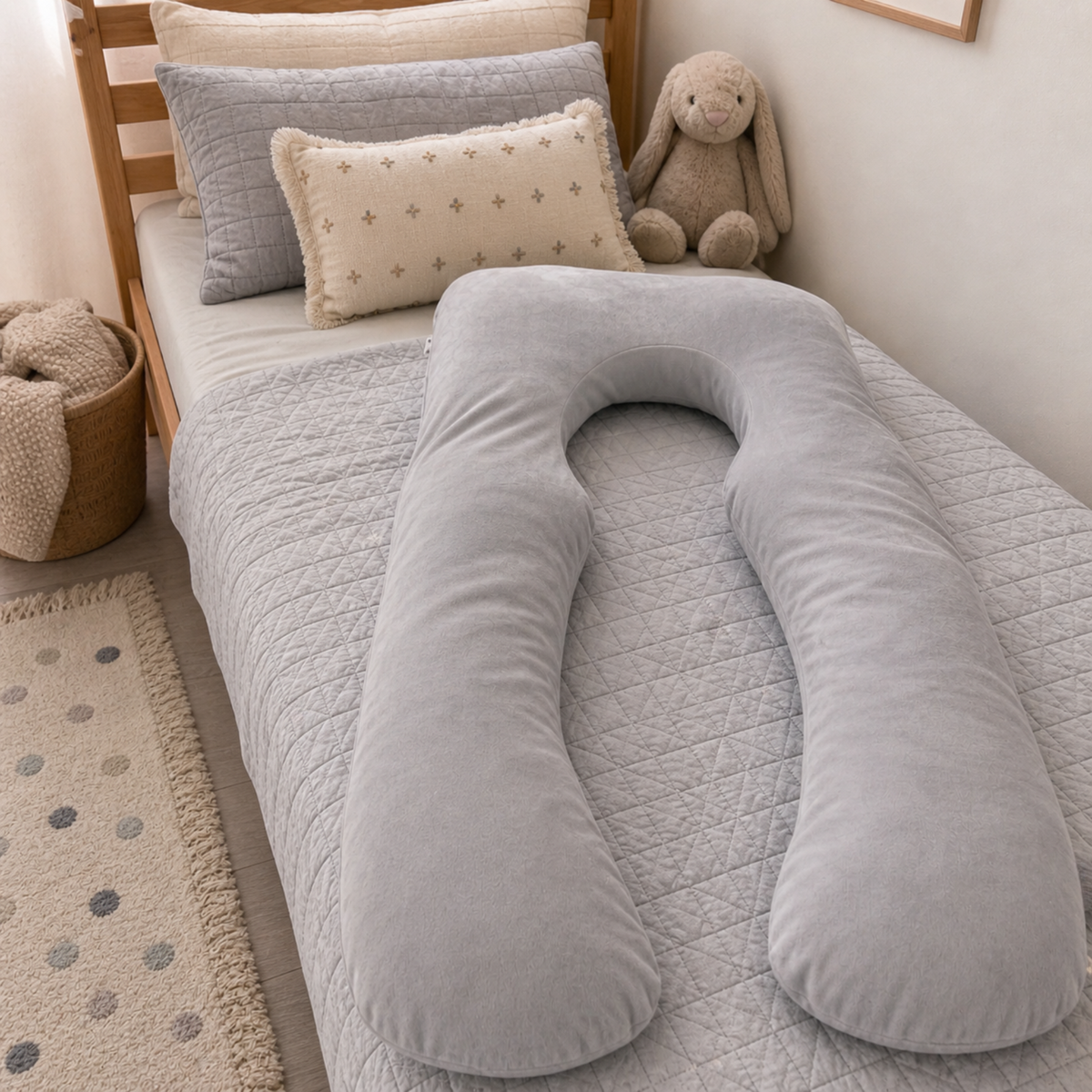 Coussin Câlin Enfant en U - Soutien Corps Complet