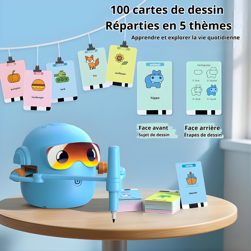 Artino™ – Le Robot Magique qui Apprend à Dessiner