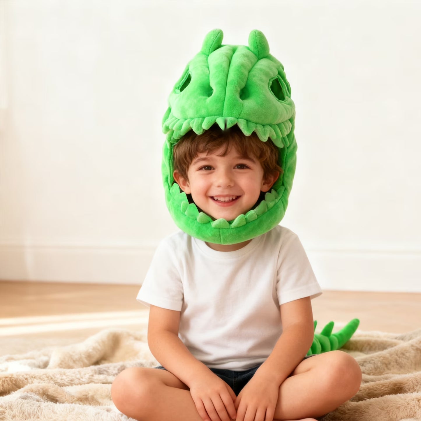 DinoCâlin™ – Costume Dinosaure Ultra-Doux pour Enfants & Adultes