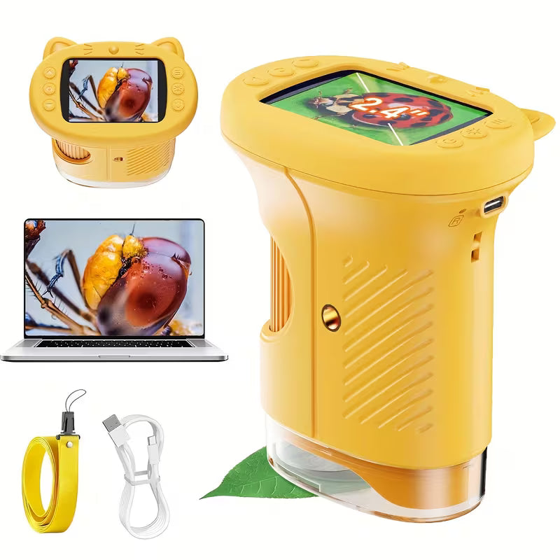 CurioScope™ – Microscope d’Aventure Portable pour Enfants