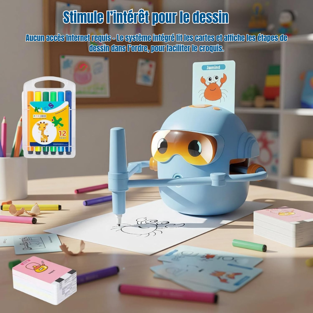 Artino™ – Le Robot Magique qui Apprend à Dessiner