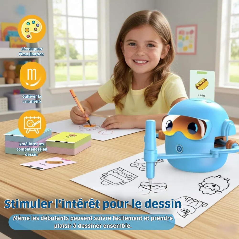 Artino™ – Le Robot Magique qui Apprend à Dessiner