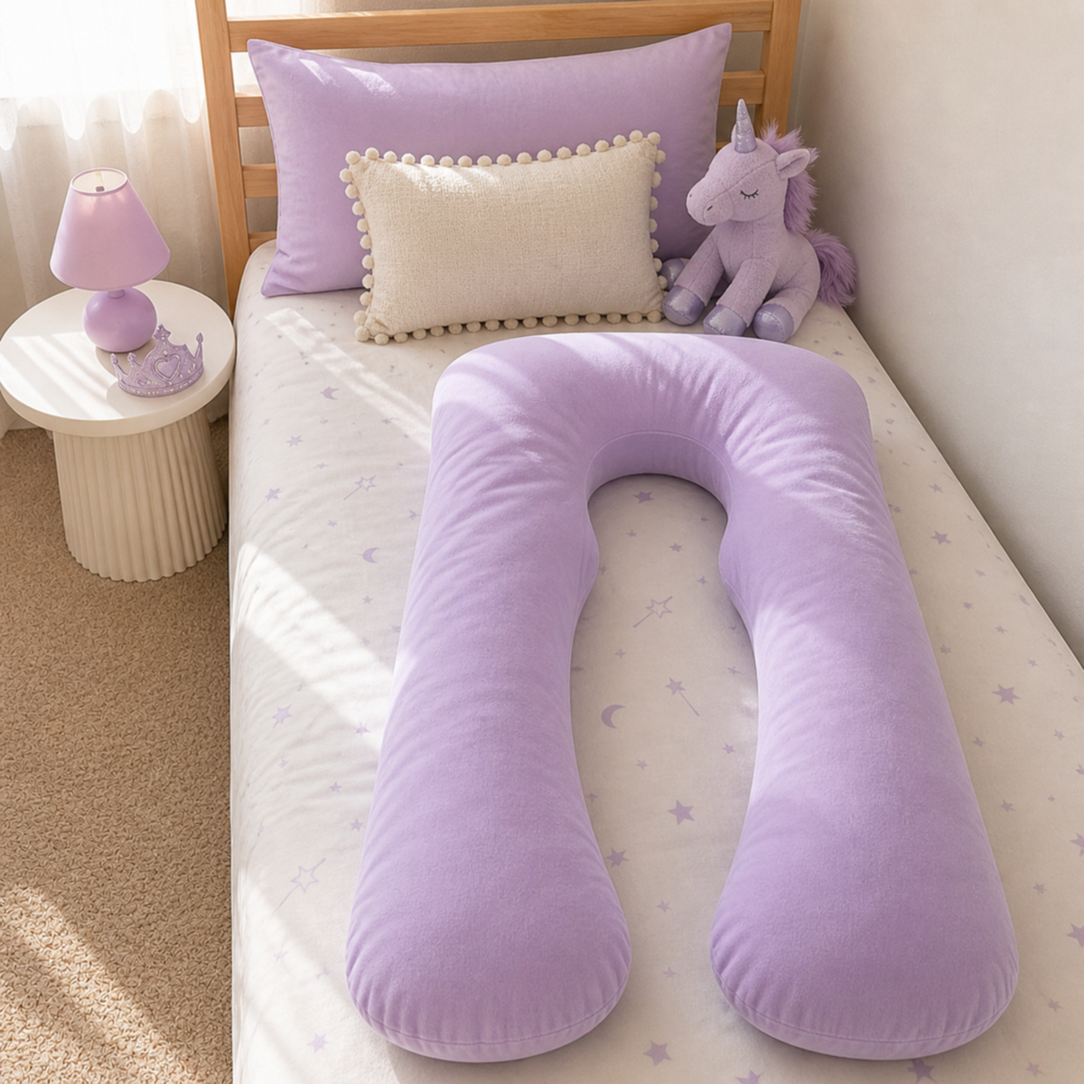 Coussin Câlin Enfant en U - Soutien Corps Complet