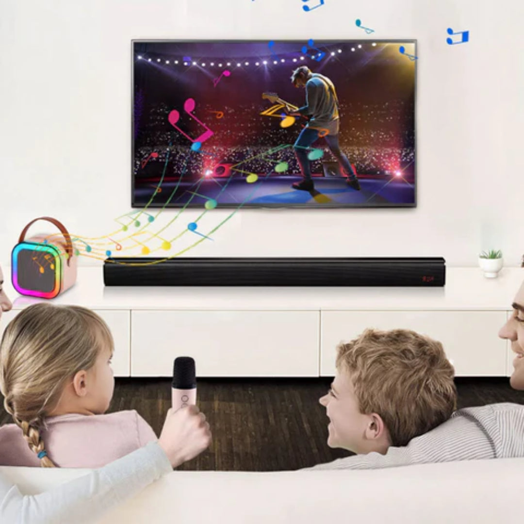 KaraokéCube™ – Enceinte Bluetooth 3-en-1 pour des Soirées Inoubliables